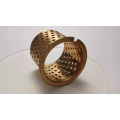 Oil Lubrication Wrapped Bronze Flange Bearing Bushing